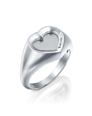 Signet Heart Ring