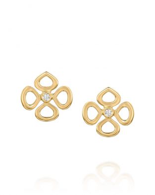 Mini Violetto Contour Earrings