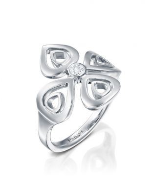 טבעת ויולטו פרח כפול