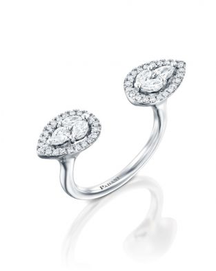 Malvene Double Leaf Ring