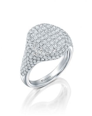 Diamonds Signet Ring