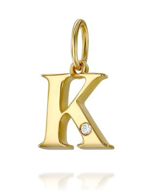 Letter K Mini Pendant
