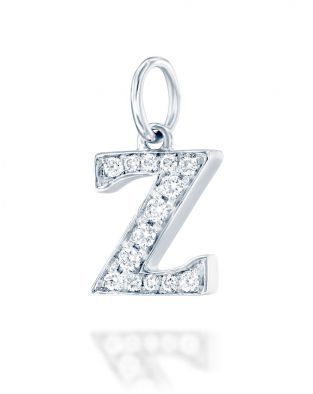 Letter Z Diamond Pendant