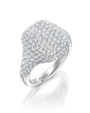 Diamonds Signet Ring