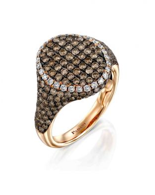 Diamonds Signet Ring