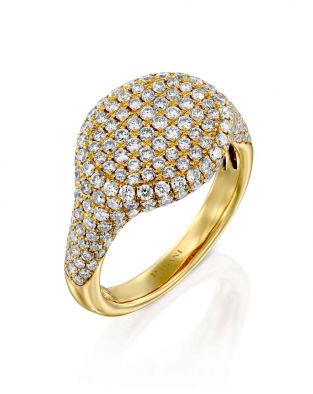 Diamonds Signet Ring