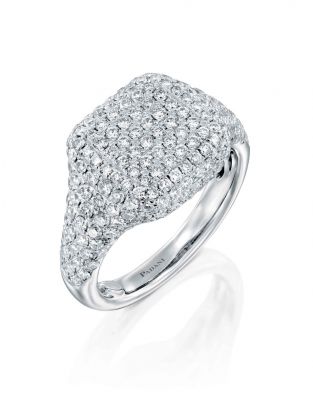 Diamonds Signet Ring