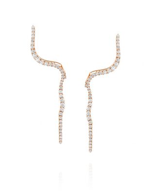 Diamond Climber Earrings