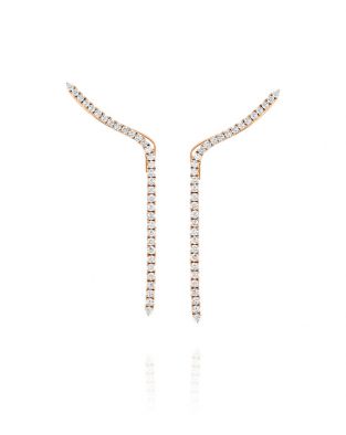 Diamond Climber Earrings