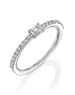 טבעת יהלום אמרלד