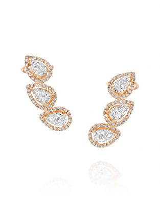 עגילי טיפות מטפסים