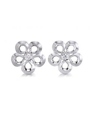 Violetto 5 Leaves Stud Earrings