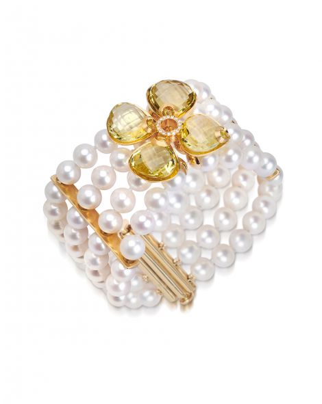 Violetto By Color Pearls Bracelet