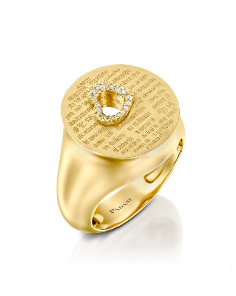 Love Diamonds Heart Ring