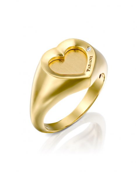 Signet Heart Ring