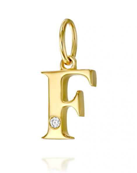 תליון מיני אות F