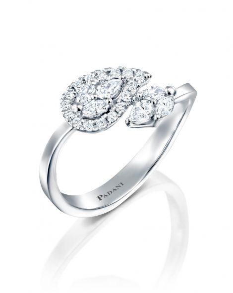 Malvene Two Leaves Ring