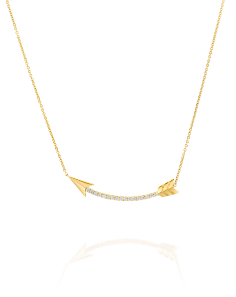 שרשרת חץ יהלומים