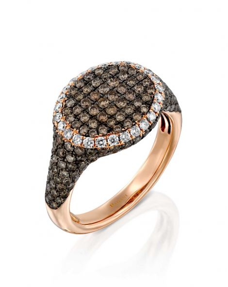 Diamonds Signet Ring