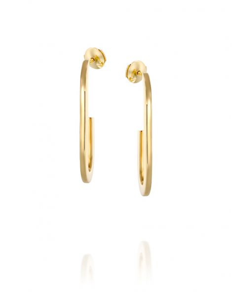 עגילי חוליות Gold By Padani