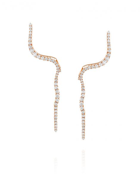 Diamond Climber Earrings