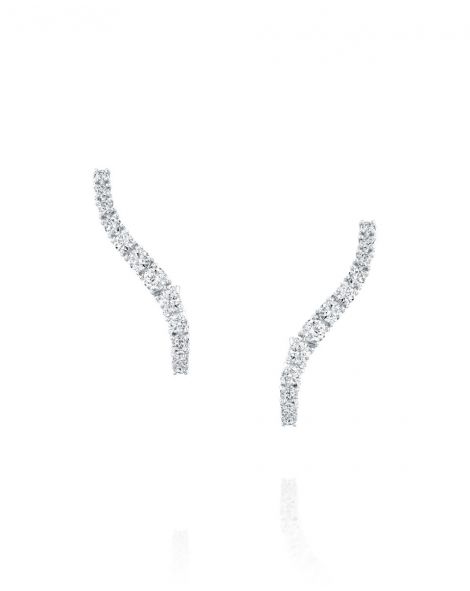 Diamond Climber Earrings