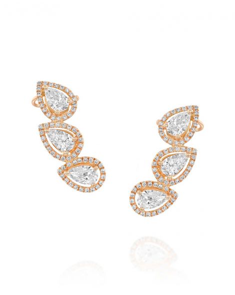 עגילי טיפות מטפסים