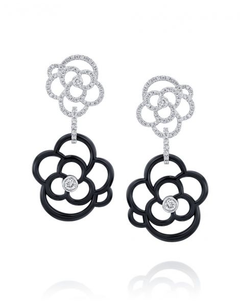 Clouds Ceramic Earrings 