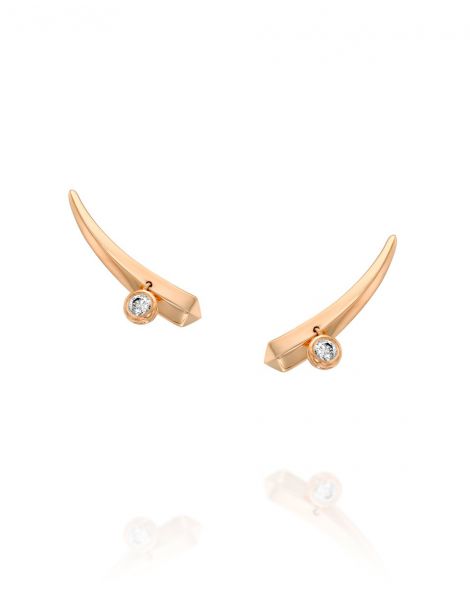 עגילי Diamond Streams