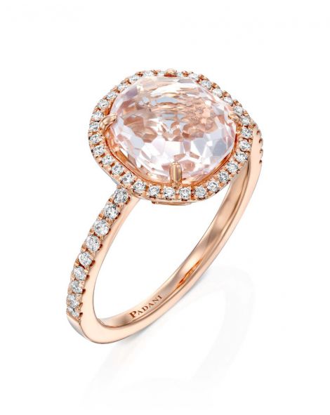  טבעת מורגנייט Diamond Streams