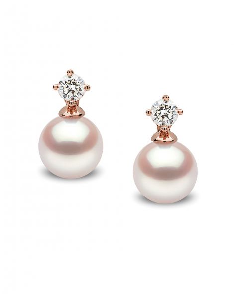 עגילי פנינה אקויה